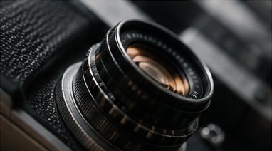中古フィルムカメラと交換レンズのイメージ